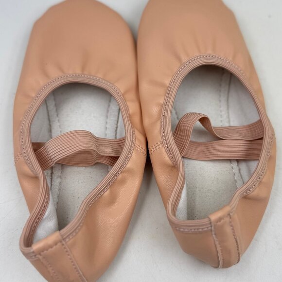 Stelle Ballet Ballerina Dance Shoes Slippers 3ML Leather Full Sole Shoes Beige - Picture 11 of 12